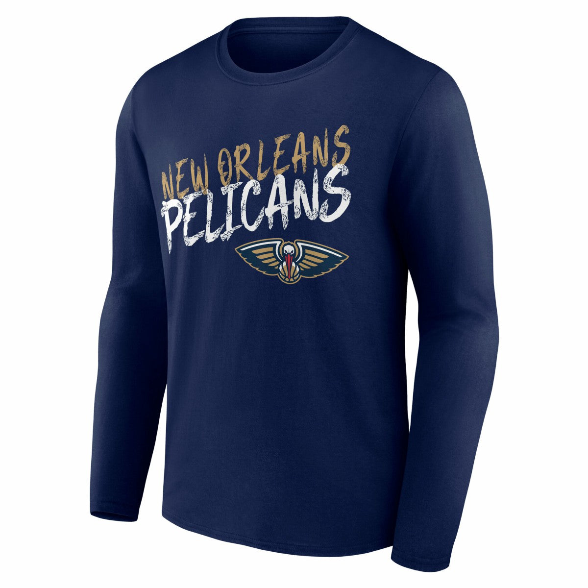 New Orleans Pelicans Hustle Custom Long Sleeve T-Shirt