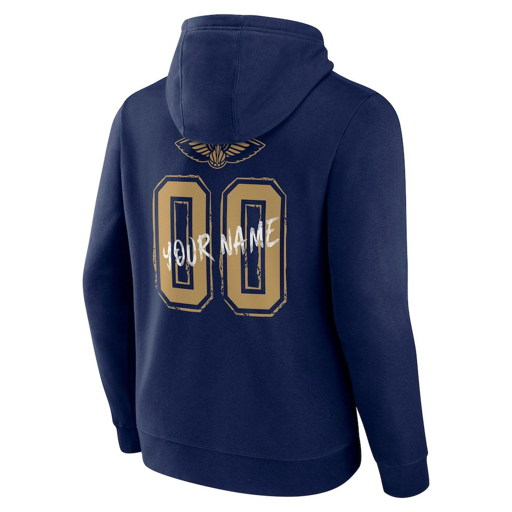 New Orleans Pelicans Hustle Custom Pullover Hoodie