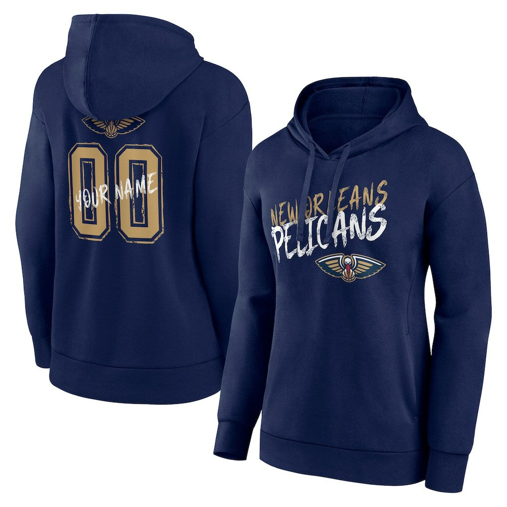 New Orleans Pelicans Women's Hustle Custom Pullover Hoodie