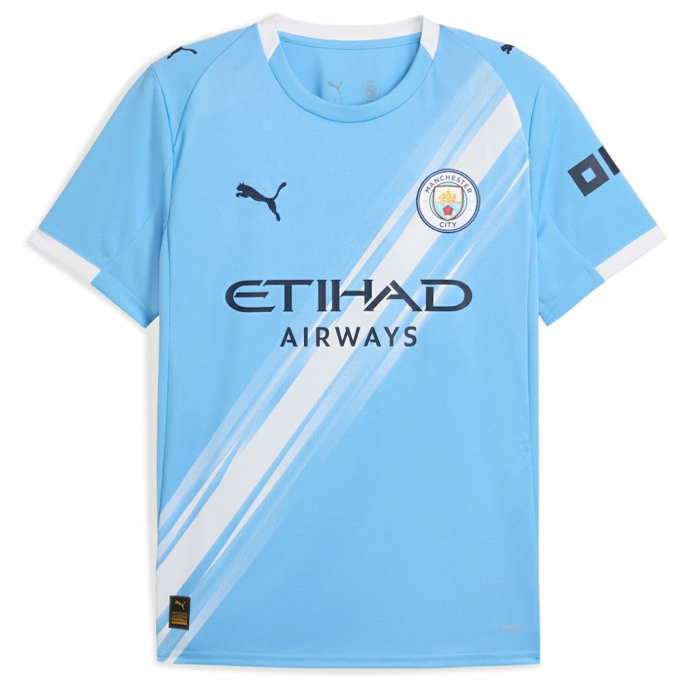 Manchester City 2025/26 Home Replica Custom Jersey