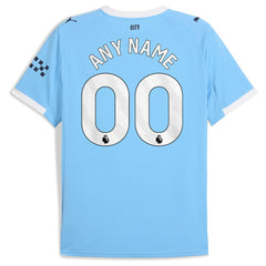 Manchester City 2025/26 Home Replica Custom Jersey