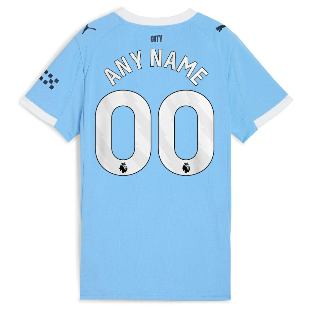 Manchester City Women's 2025/26 Home Replica Custom Jersey