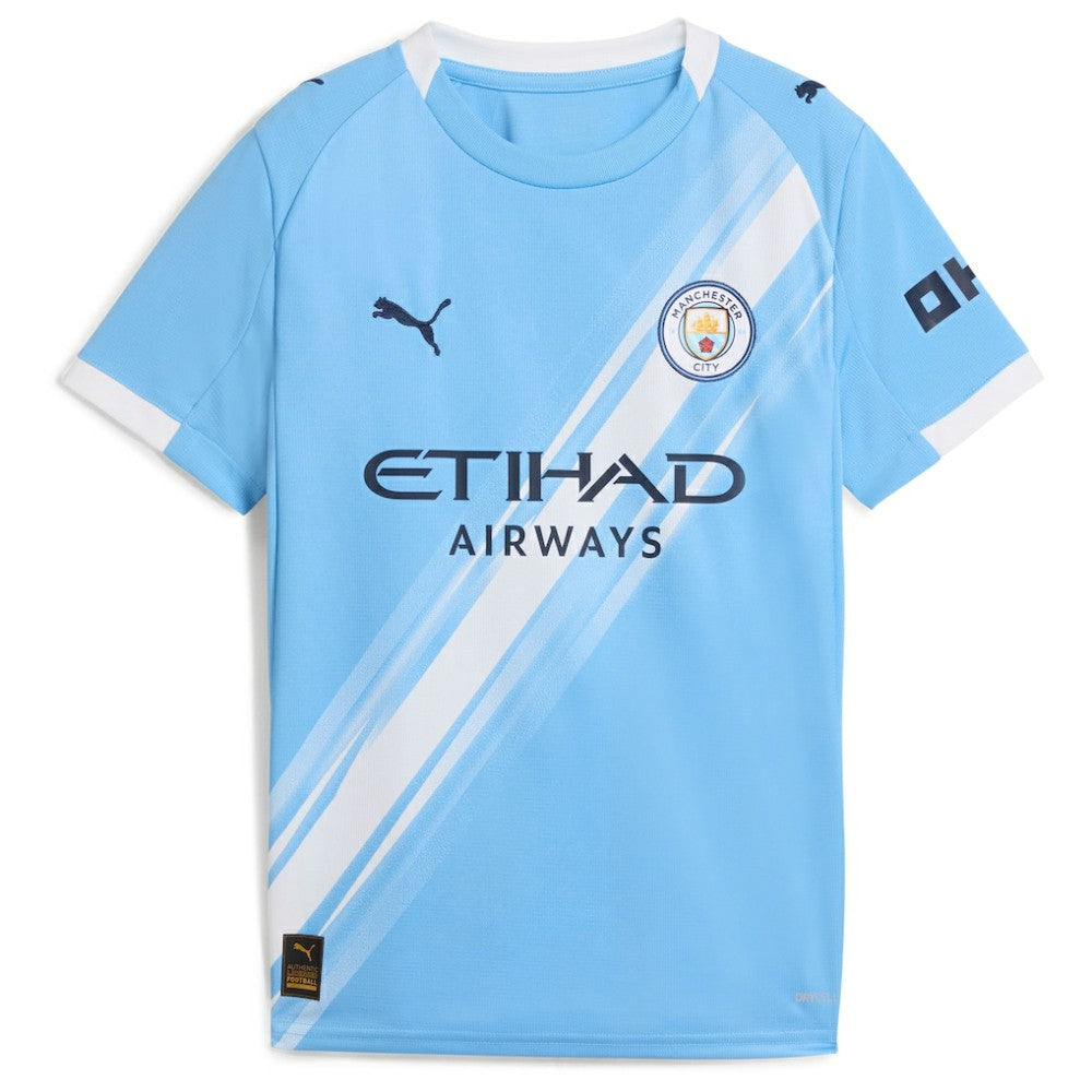 Manchester City Youth 2025/26 Home Replica Custom Jersey