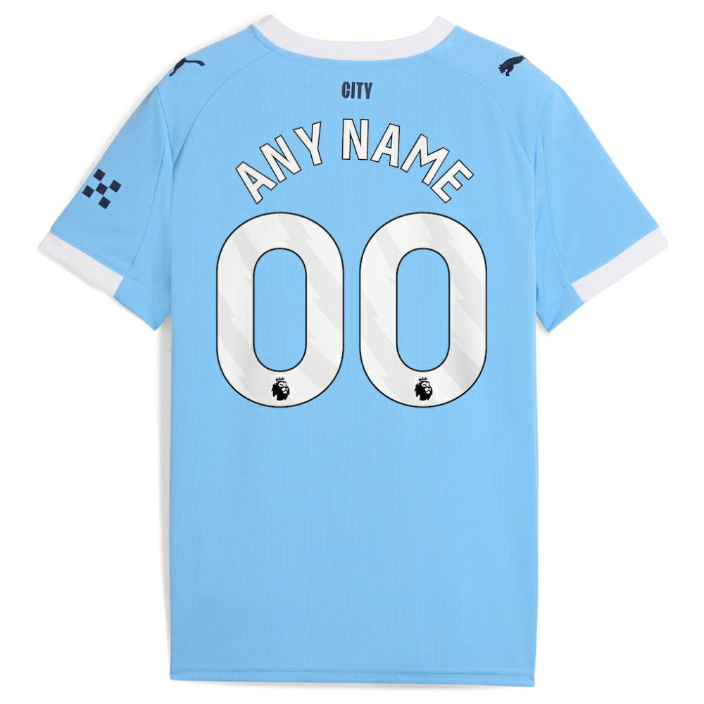 Manchester City Youth 2025/26 Home Replica Custom Jersey