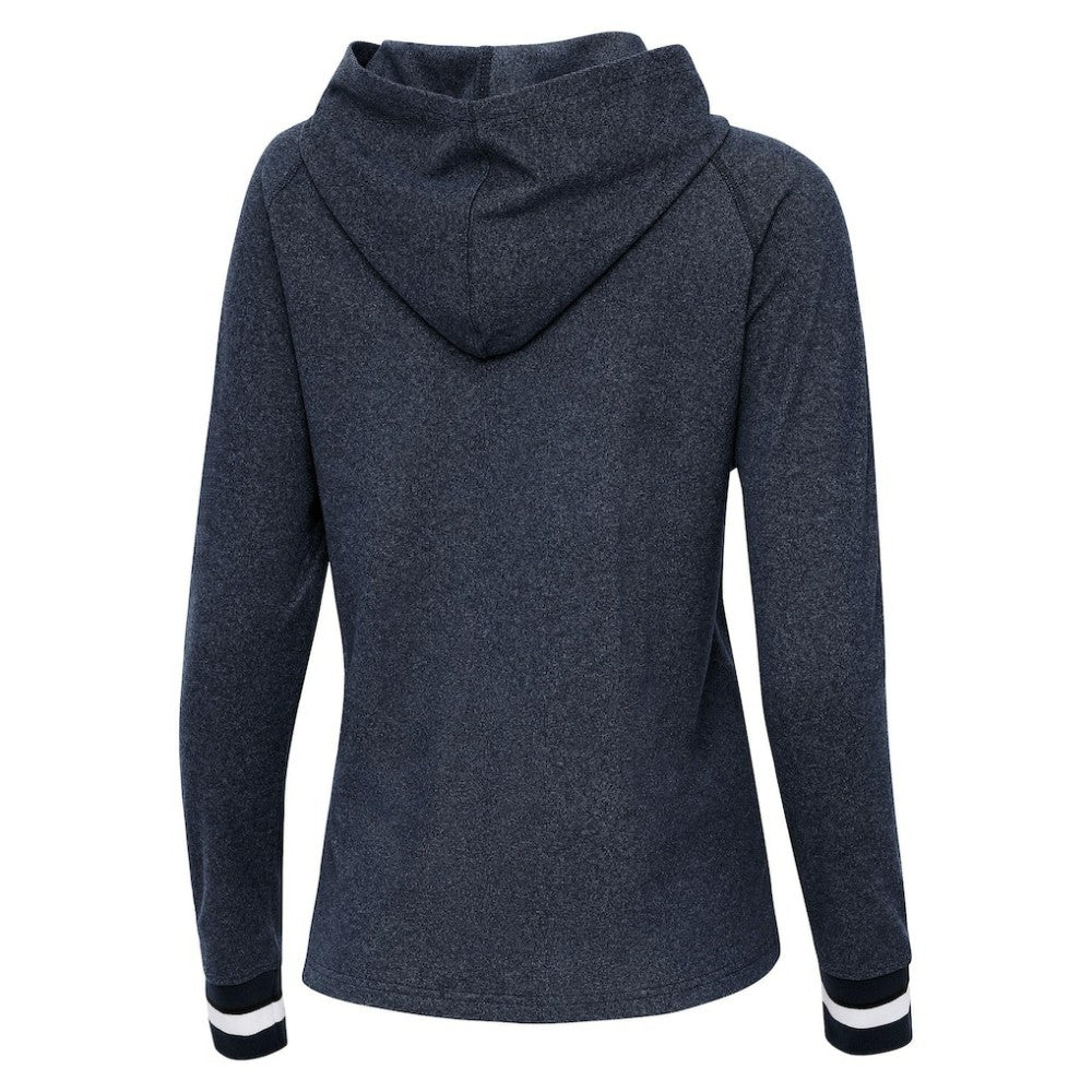 Heather Navy Houston Astros Antigua Women's Trek Pullover Hoodie