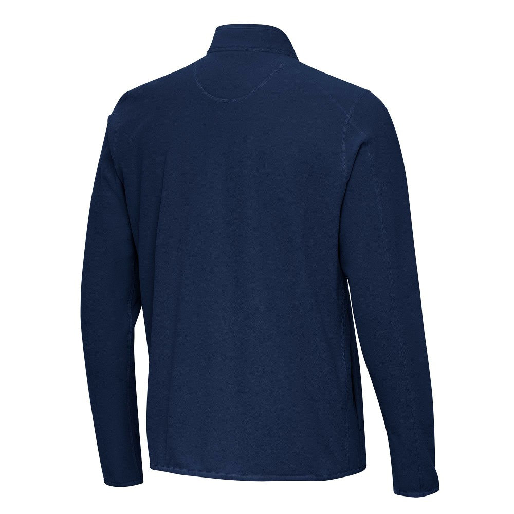 Navy Milwaukee Brewers Antigua Step Up Quarter-Zip Pullover