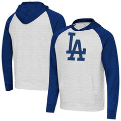 Royal/Gray Los Angeles Dodgers Antigua Urgent Pullover Hoodie
