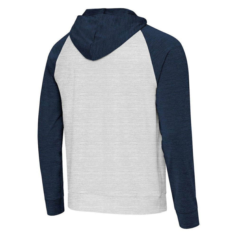 Heather Navy/Gray Minnesota Twins Antigua Urgent Pullover Hoodie