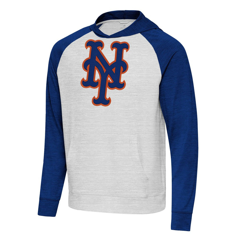 Royal/Gray New York Mets Antigua Urgent Pullover Hoodie