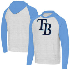 Powder Blue/Gray Tampa Bay Rays Antigua Urgent Pullover Hoodie