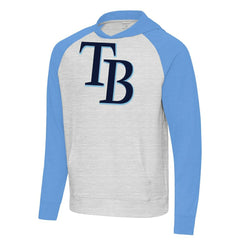 Powder Blue/Gray Tampa Bay Rays Antigua Urgent Pullover Hoodie