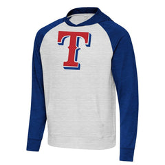 Royal/Gray Texas Rangers Antigua Urgent Pullover Hoodie