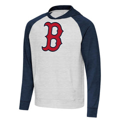 Heather Navy/Gray Boston Red Sox Antigua Urgent Pullover Hoodie