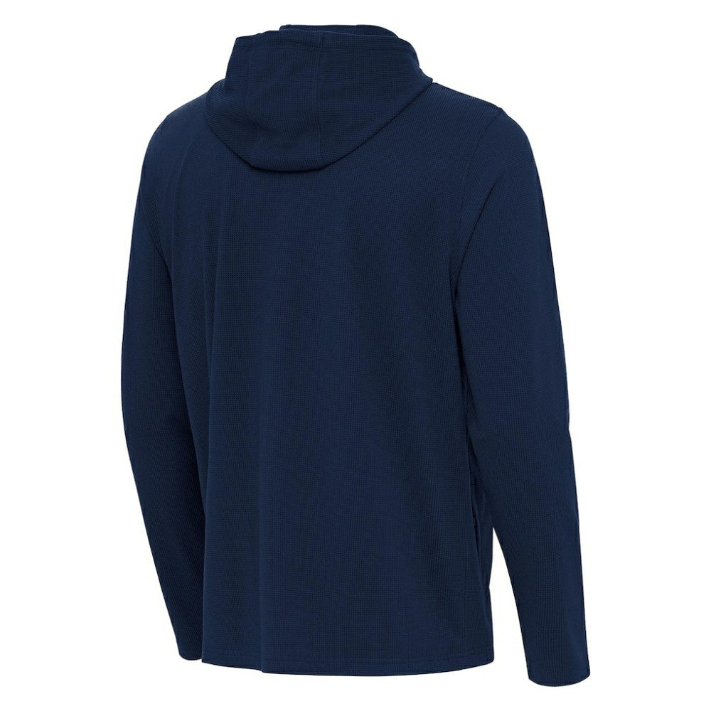 Navy St. Louis Cardinals Antigua Connected Quarter-Zip Pullover Hoodie