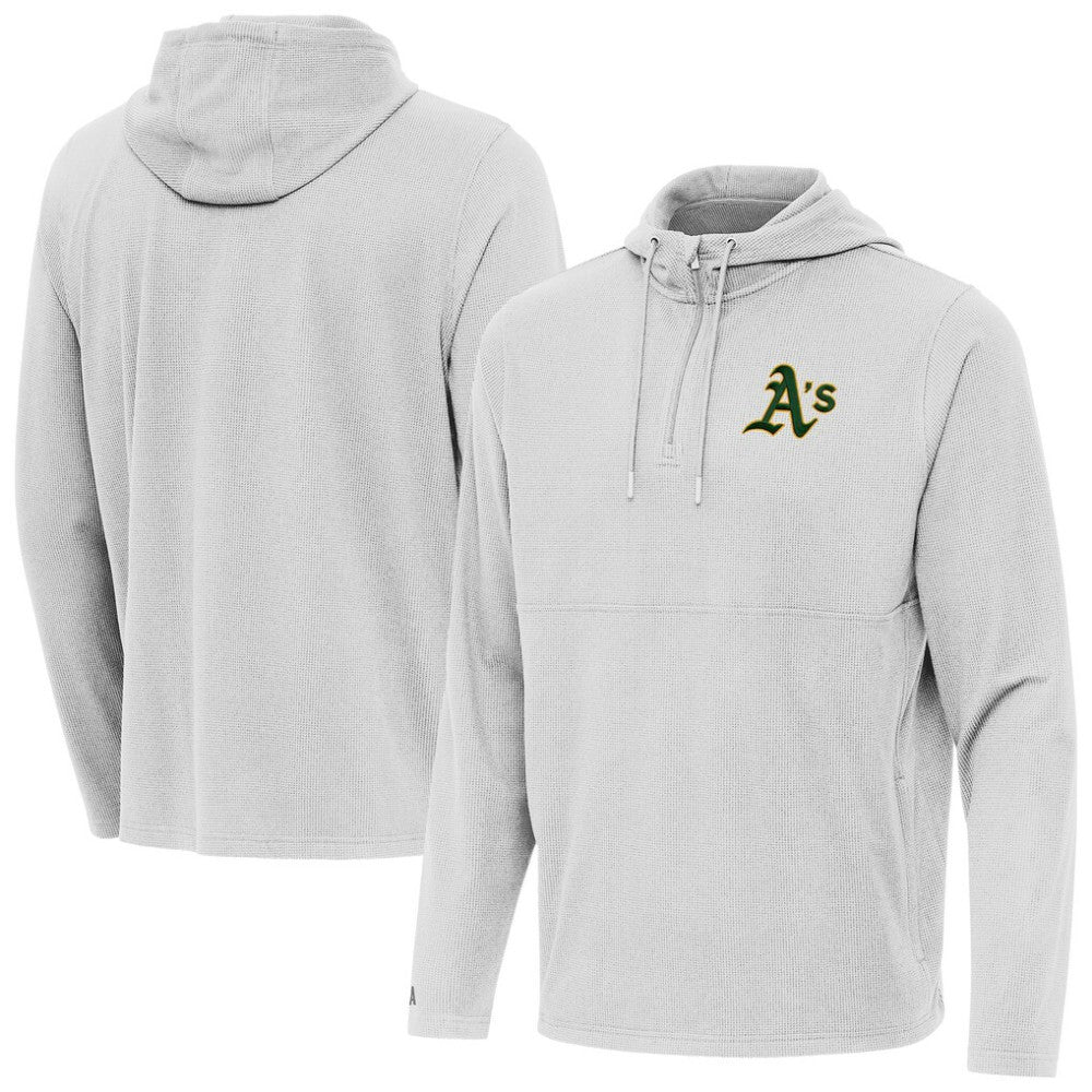 Gray Athletics Antigua Connected Quarter-Zip Pullover Hoodie