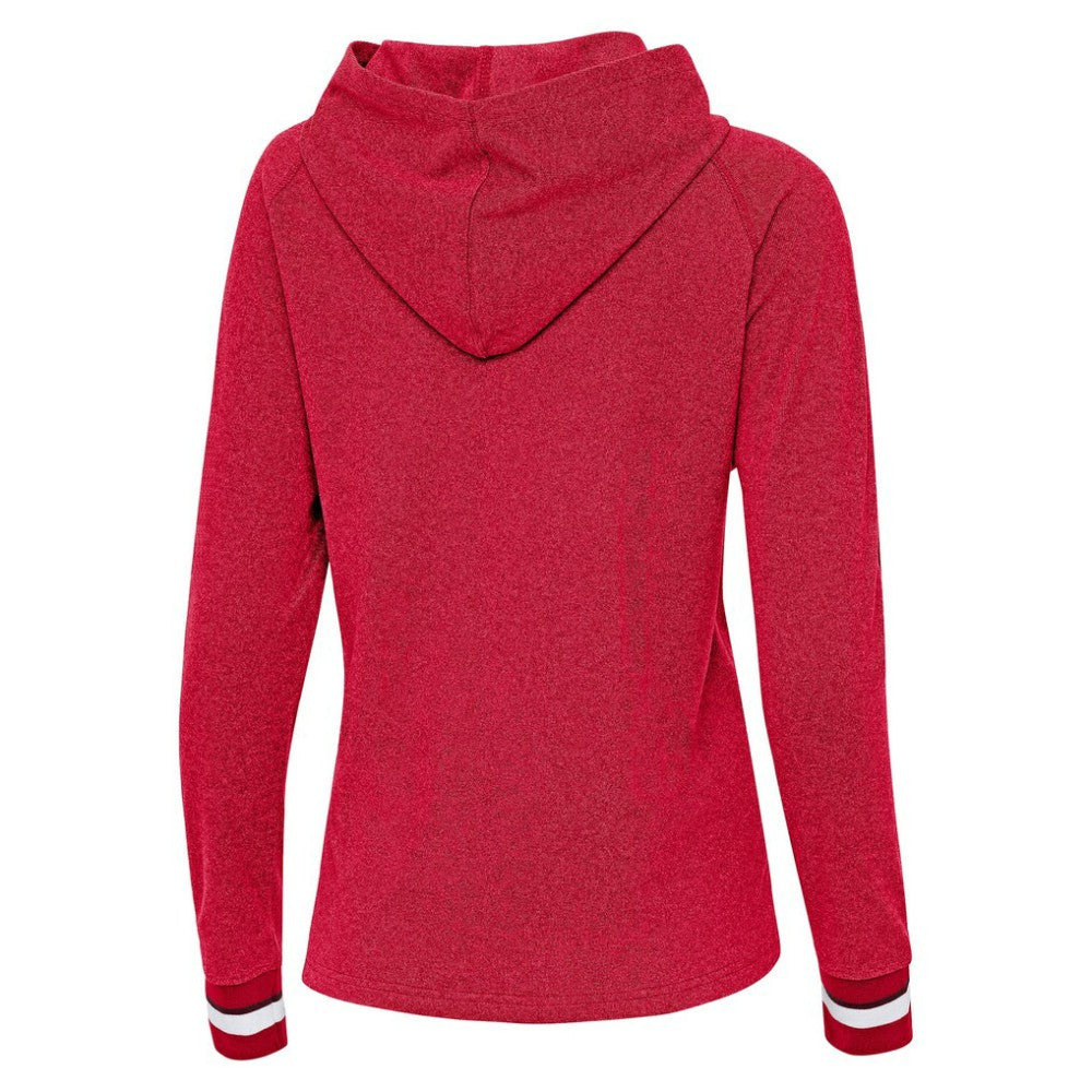 Red Los Angeles Angels Antigua Women's Trek Pullover Hoodie