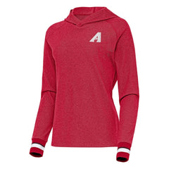 Red Arizona Diamondbacks Antigua Women's Trek Pullover Hoodie