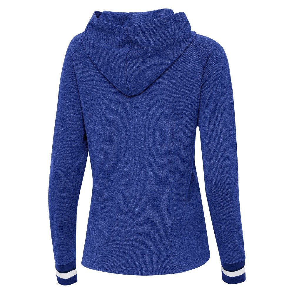 Heather Royal Kansas City Royals Antigua Women's Trek Pullover Hoodie