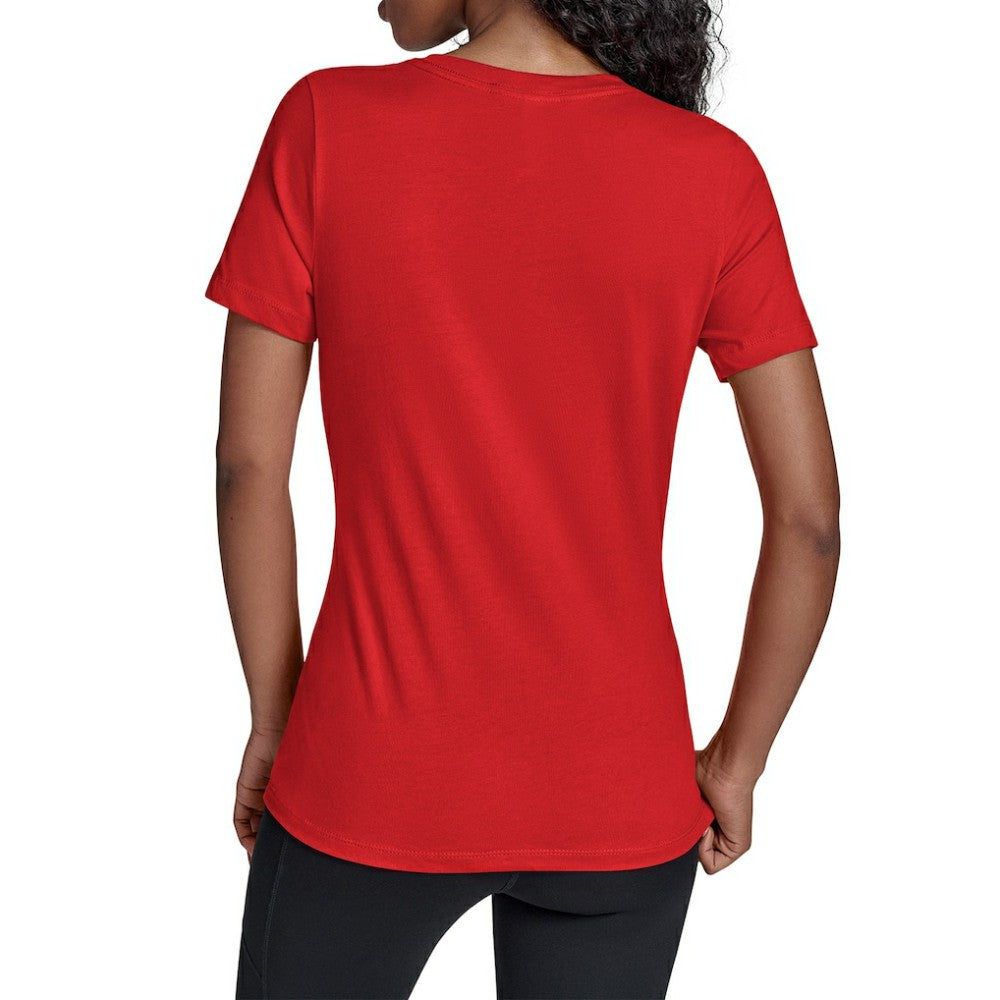 Red Philadelphia Phillies Starter Women's Team Color Shading V-Neck T-Shirt