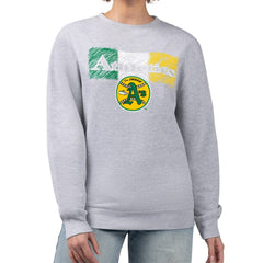 Gray Athletics Starter Women's Team Color Shading Fleece Pullover Sweatshirt
