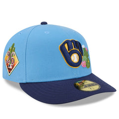 Light Blue/Navy Milwaukee Brewers New Era 2026 Spring Training 59FIFTY Fitted Hat