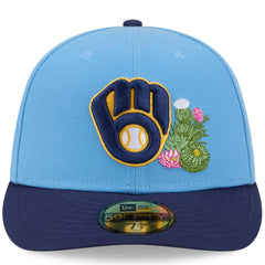 Light Blue/Navy Milwaukee Brewers New Era 2026 Spring Training 59FIFTY Fitted Hat