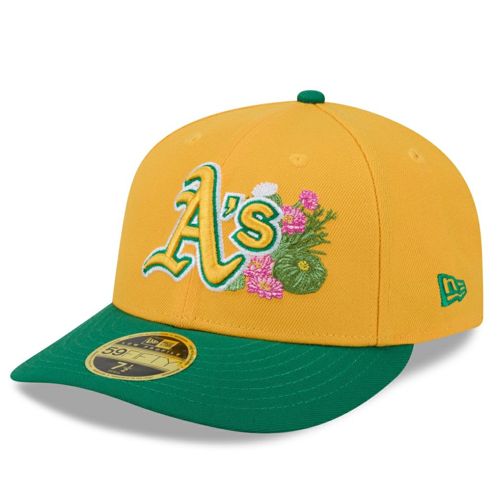 Gold/Green Athletics New Era 2026 Spring Training Low Profile 59FIFTY Fitted Hat