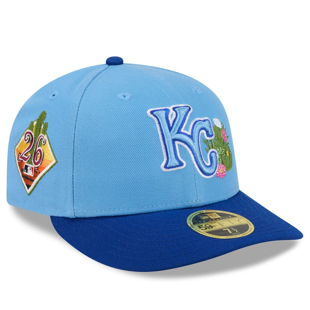 Light Blue/Royal Kansas City Royals New Era 2026 Spring Training Low Profile 59FIFTY Fitted Hat