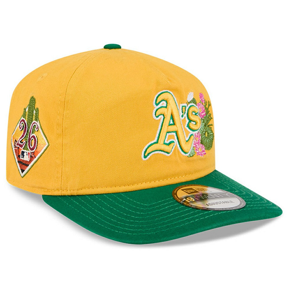Gold/Green Athletics New Era Youth 2026 Spring Training 19TWENTY Adjustable Hat
