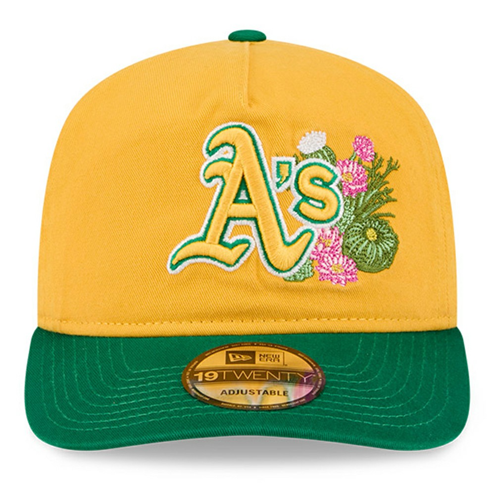 Gold/Green Athletics New Era Youth 2026 Spring Training 19TWENTY Adjustable Hat