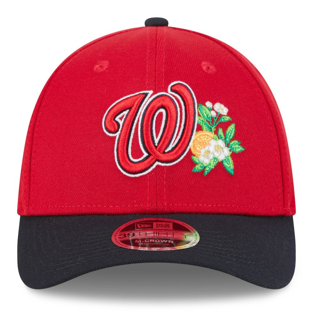 Red/Navy Washington Nationals New Era 2026 Spring Training M-Crown 39THIRTY Flex Hat
