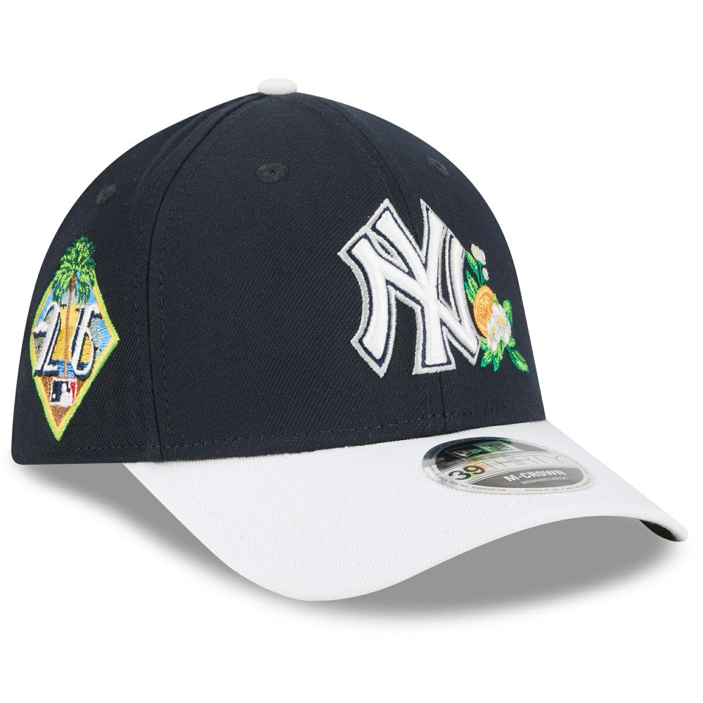 Navy/White New York Yankees New Era 2026 Spring Training M-Crown 39THIRTY Flex Hat