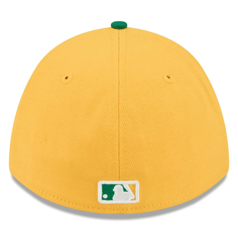 Gold/Green Athletics New Era 2026 Spring Training M-Crown 39THIRTY Flex Hat