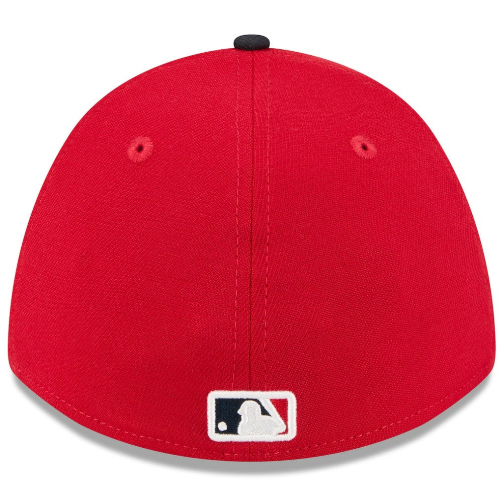 Red/Navy Atlanta Braves New Era 2026 Spring Training M-Crown 39THIRTY Flex Hat