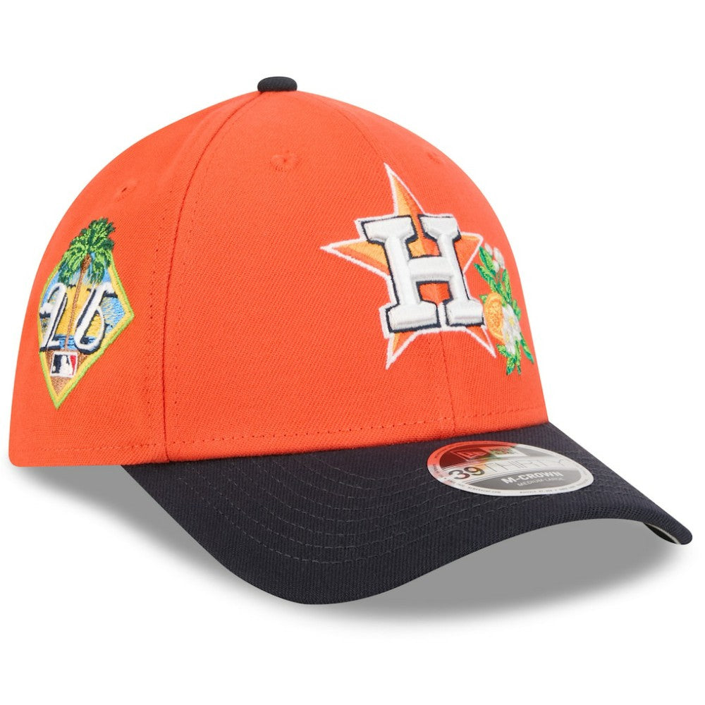 Orange/Navy Houston Astros New Era 2026 Spring Training M-Crown 39THIRTY Flex Hat