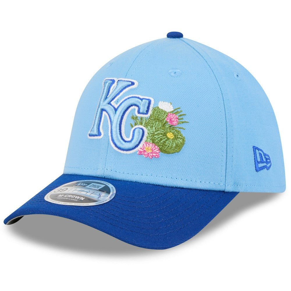 Light Blue/Royal Kansas City Royals New Era 2026 Spring Training M-Crown 39THIRTY Flex Hat
