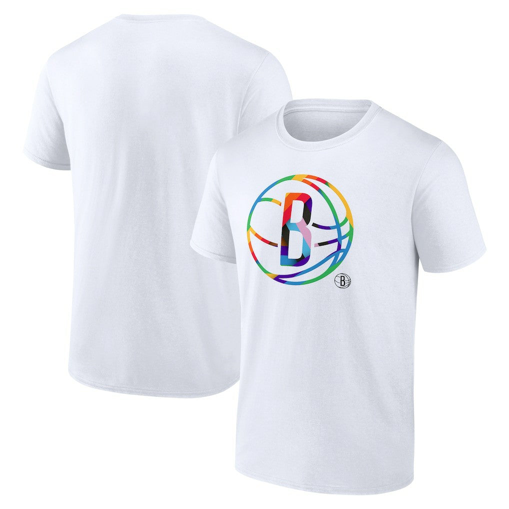 Brooklyn Nets Team Logo Pride T-Shirt