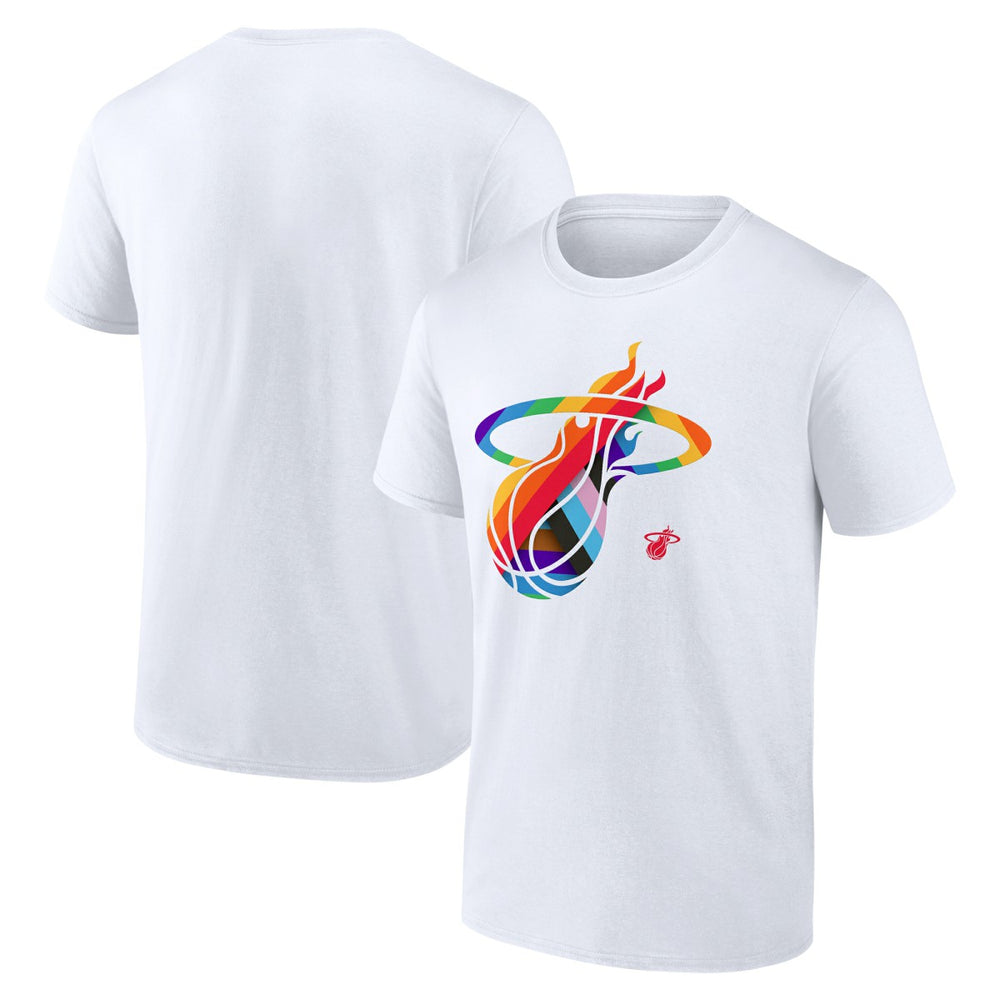 Miami Heat Team Logo Pride T-Shirt