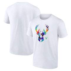 Milwaukee Bucks Team Logo Pride T-Shirt