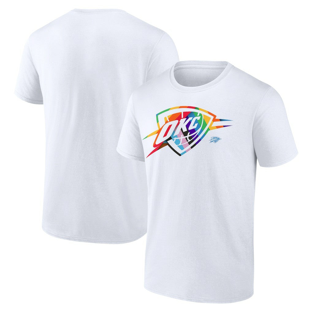 Oklahoma City Thunder Team Logo Pride T-Shirt