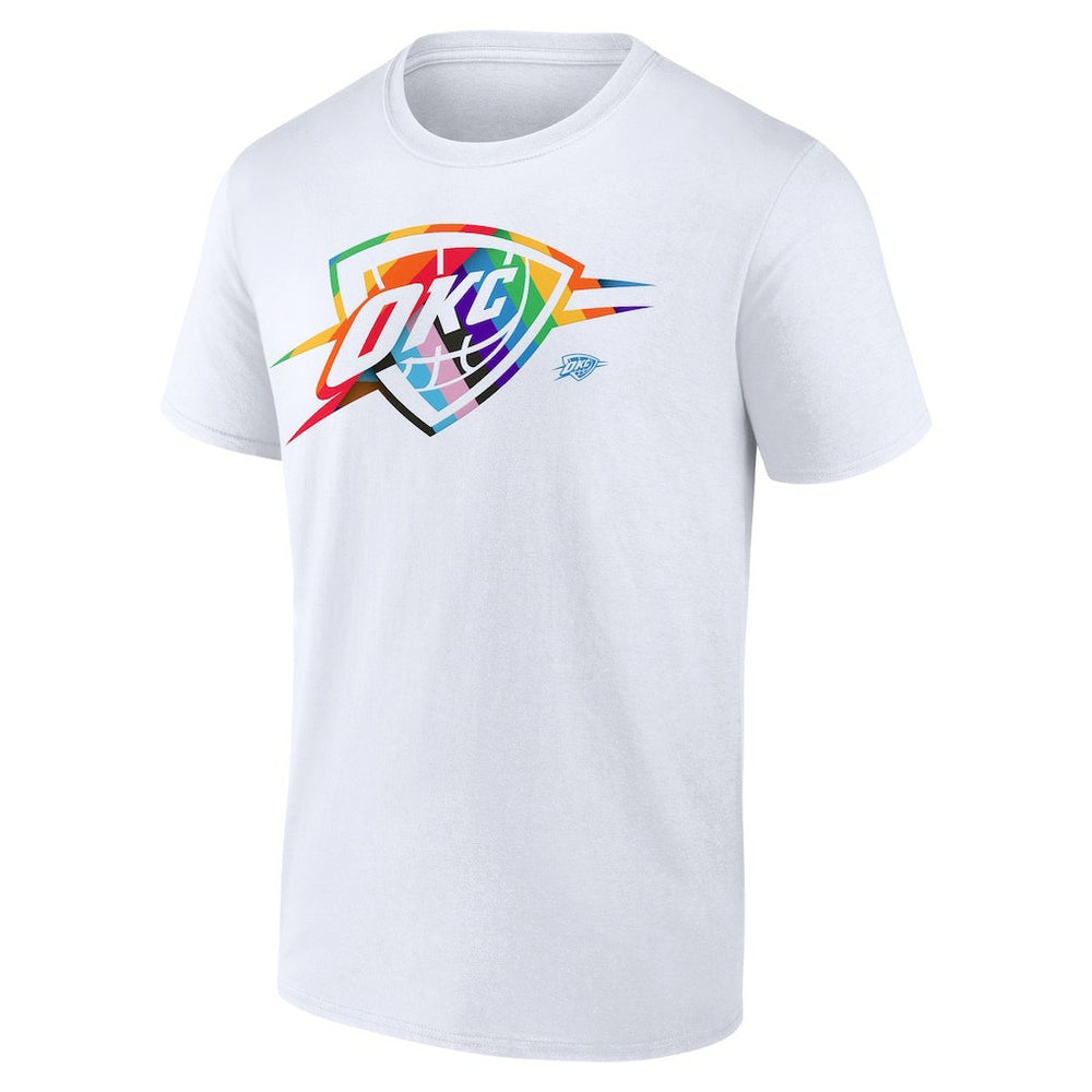Oklahoma City Thunder Team Logo Pride T-Shirt