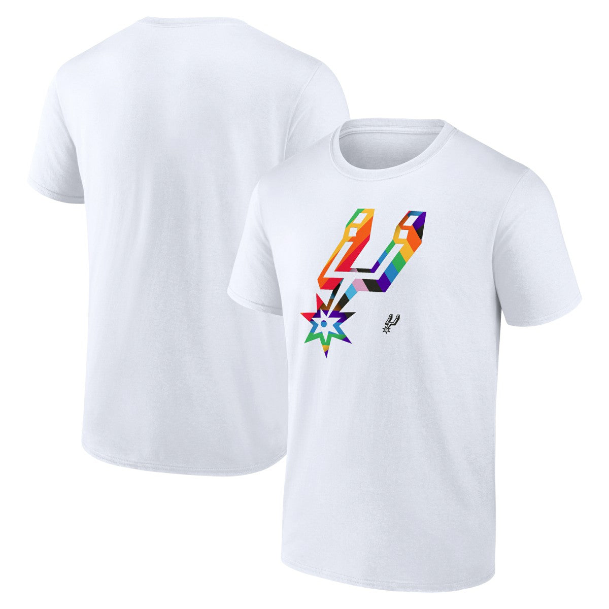 San Antonio Spurs Team Logo Pride T-Shirt