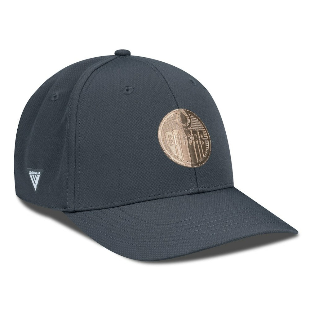 NHL Edmonton Oilers Levelwear Rise Copper Insignia Flex Hat