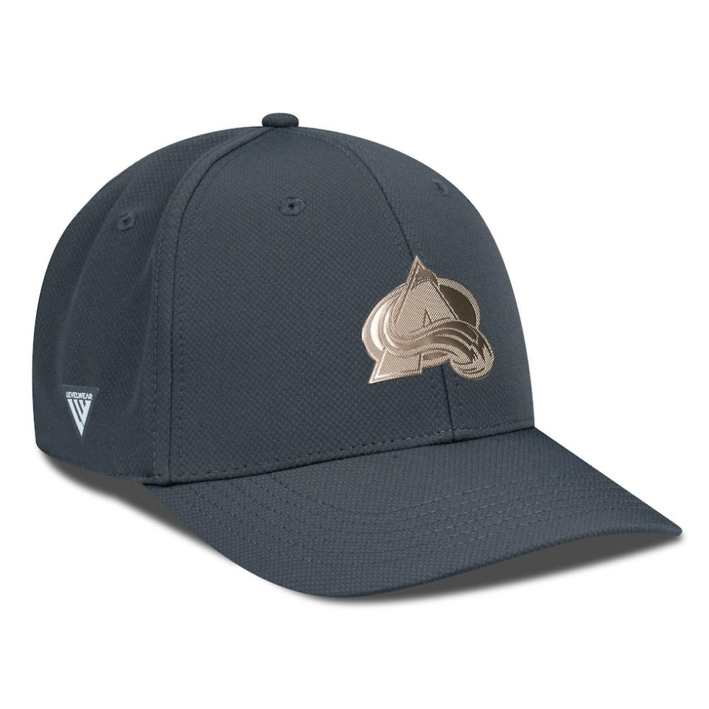 NHL Colorado Avalanche Levelwear Rise Copper Insignia Flex Hat