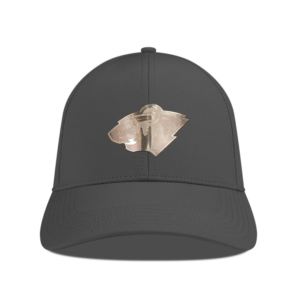 NHL Minnesota Wild Levelwear Ascend Copper Insignia Vented Adjustable Hat