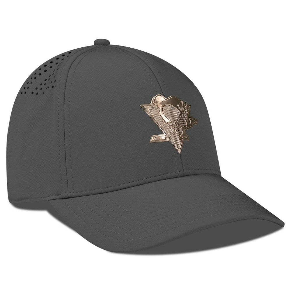 NHL Pittsburgh Penguins Levelwear Ascend Copper Insignia Vented Adjustable Hat