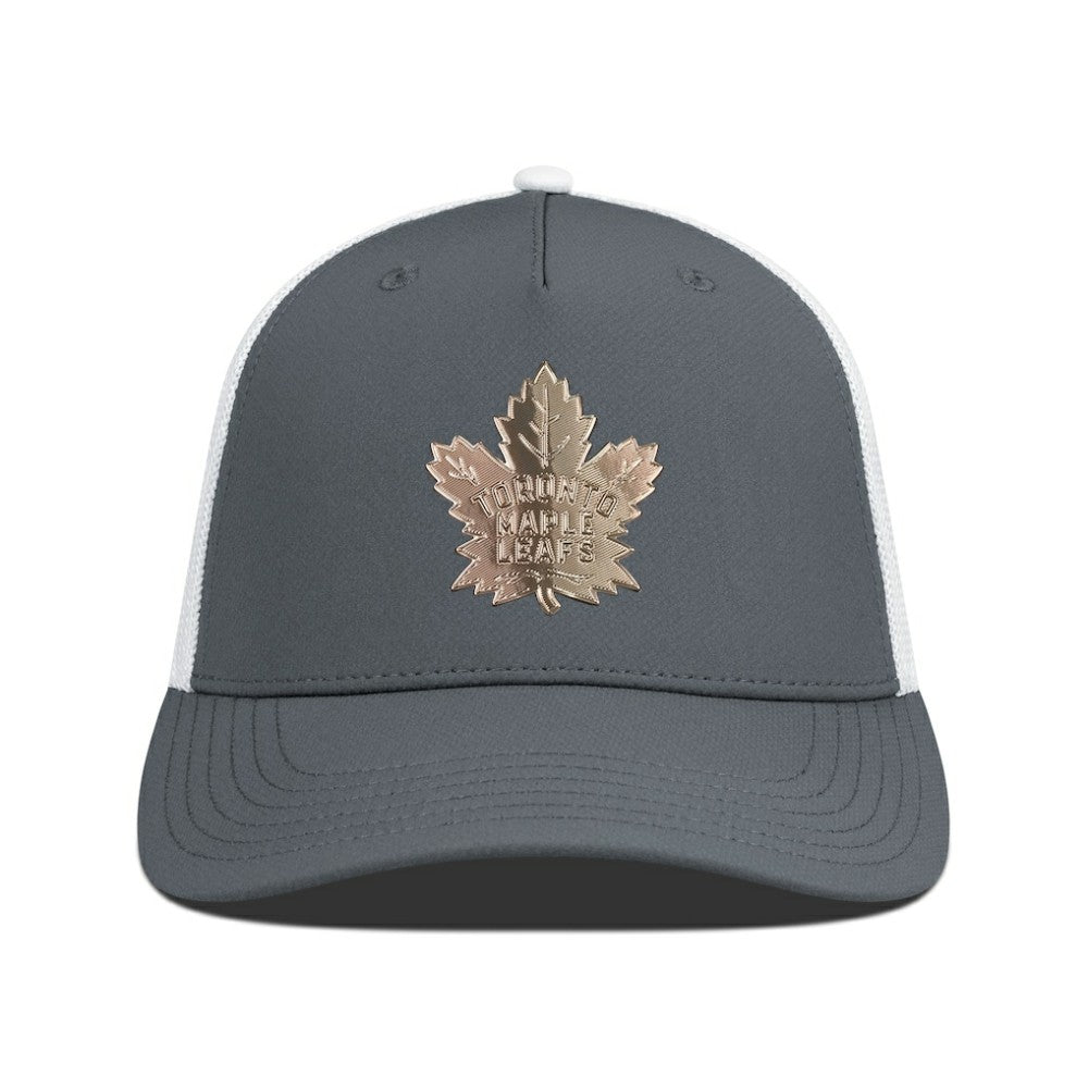 NHL Toronto Maple Leafs Levelwear Signal Copper Insignia Trucker Adjustable Hat