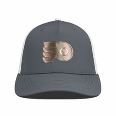 NHL Philadelphia Flyers Levelwear Signal Copper Insignia Trucker Adjustable Hat