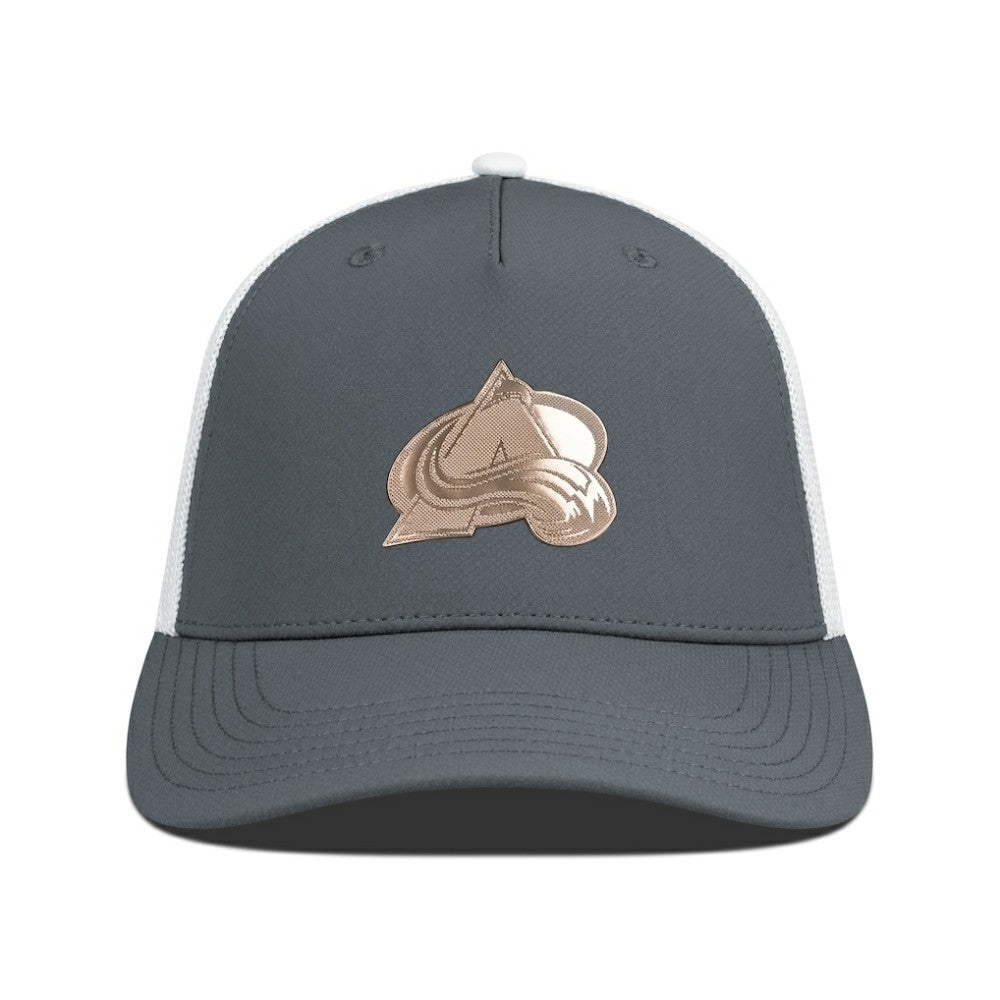 NHL Colorado Avalanche Levelwear Signal Copper Insignia Trucker Adjustable Hat