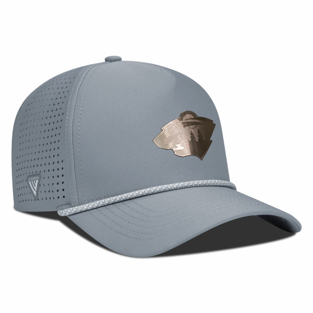 NHL Minnesota Wild Levelwear Gordon Copper Insignia Vented Adjustable Hat